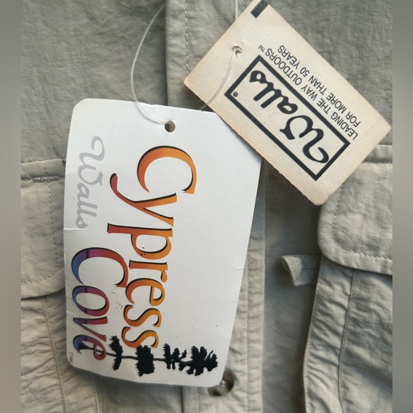 NWT Walls Cypress Cove Men’s Vented Short Sleeve Outdoor Shirt w/Pockets. Large - Picture 3 of 7